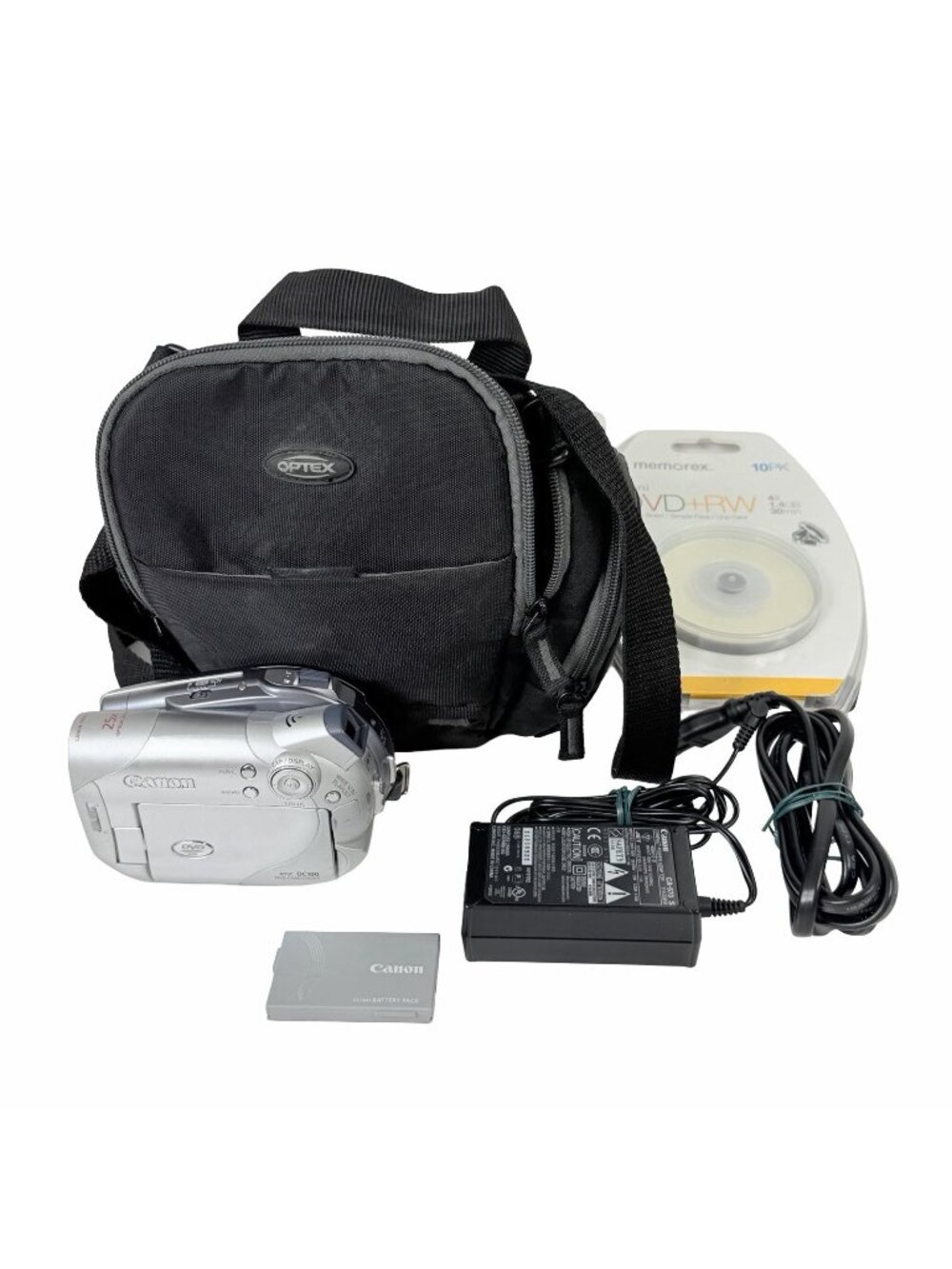 Canon DC100 DVD Camcorder 25x Optical Zoom with Bag BUNDLE TESTED WORKING